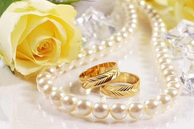 Wedding Wallpapers With Yellow Rose And Gold Wedding Ring 30011607 ...