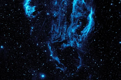 Blue Nebulae Outer Space Stars Wallpapers