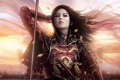 A Stunning Asian Warrior [Your Popular HD Wallpaper]
