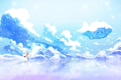 Anime Scenery Ice Free Wallpapers Desktop