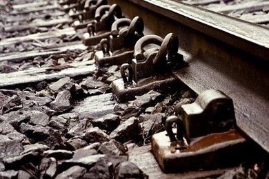 Iron Macro Railroad Train Backgrounds Track Photo