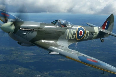 Spitfire Wallpaper, Supermarine, Spitfire, Aircraft, Plane, Clouds ...