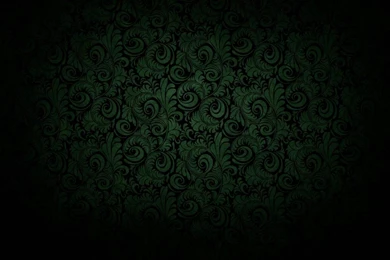 Dark Black Curved Bloom Green Wallpapers   (