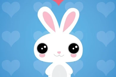 Love Rabbit iPhone 5 Wallpapers