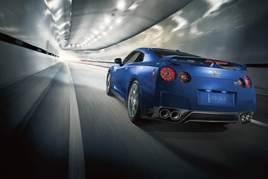 Nissan G TR Blue Wallpapers Full HD