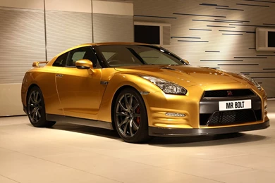 Nissan GT R Gold Wallpapers