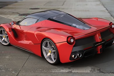 LaFerrari Rear Perspective Wallpapers