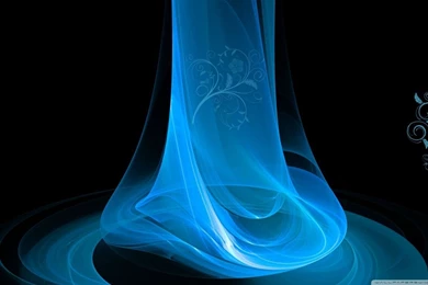 Abstract Blue Smoke HD Desktop Wallpapers : High Definition : Mobile