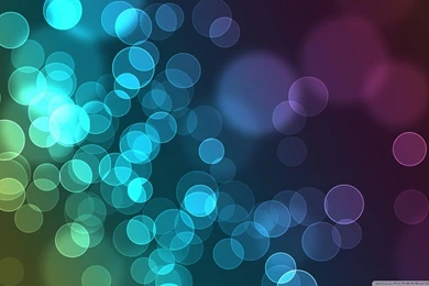 Colorful Circles Of Light HD Desktop Wallpapers : Widescreen : High ...