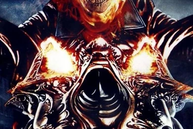 Download Wallpapers 640x1136 Ghost Rider, Motorcycle, Fire, Skull ...