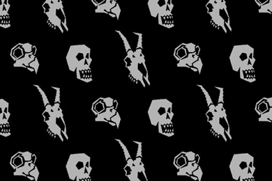 Skulls Pattern (Beer Coaster) On Behance