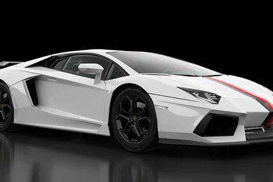 White Lamborghini Aventador Wallpapers   Image