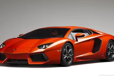 Orange Lamborghini Aventador HD Desktop Wallpapers : Widescreen ...