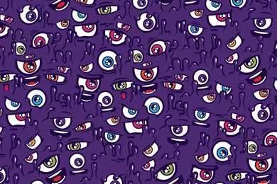 Download Wallpapers 1920x1080 Eyes, Pattern, Purple, Form Full HD ...