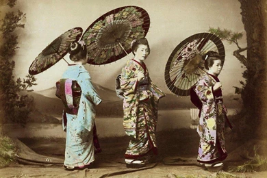 Japan Wallpapers And Images: More Japanese Geisha Wallpapers