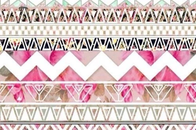 iPhone 5 Wallpapers   Floral Aztec Pattern