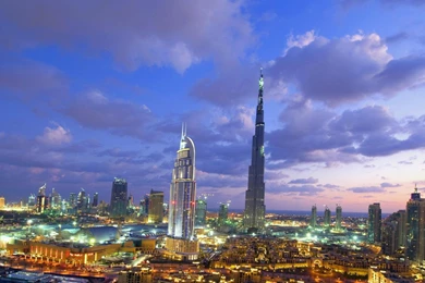 Dubai At Night Wallpapers For 1600×900 – WallpapersIQ