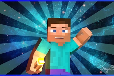 Minecraft Steve 3D Render Waving By DogeBit On DeviantArt