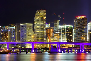 Miami Night, Florida , USA