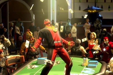 Deadpool In The Casino Wallpapers   Comic Wallpapers