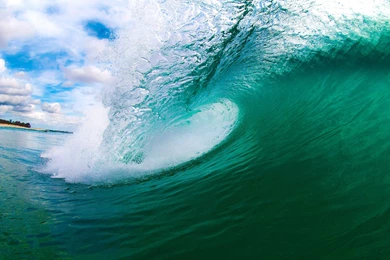 Download Wallpapers 3840x2160 Sea​​, Wave, Island 4K Ultra HD HD ...