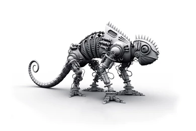 3D Lizard Robot Wallpapers Full HD