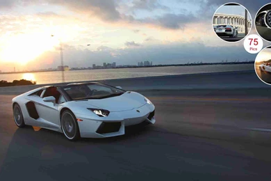 2014 Lamborghini Aventador LP 700 4 Roadster   Front