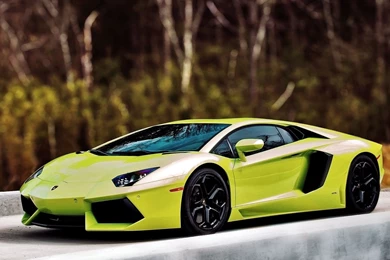 1920x1080 Green Lambo Aventador Wallpapers