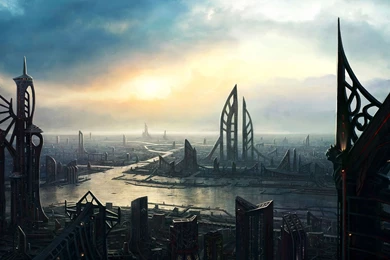 City Of Retribution   Science Fiction Cities Wallpapers Image