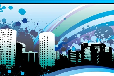 Blue City Twitter Backgrounds, Blue City Twitter Themes