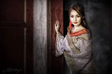 Oriental Portrait Thai Dress Asian Asian Wo Full HD Winsome ...