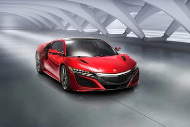 New ACURA NSX 2016 Red Car Wallpapers