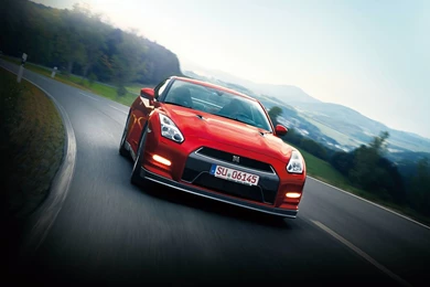 Nissan GT R 2015 Supercar Car Godzilar Road Red Wallpapers 11 ...