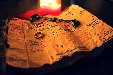 The Hobbit: Map, Key Of Erebor, And The One Ring. By KoryoTiger On ...
