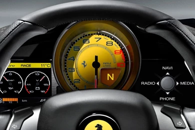 Download 1920x1080 Ferrari 458 Yellow Gauges Wallpapers