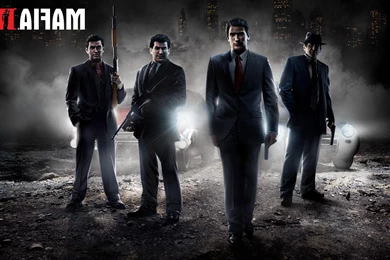Mafia 2 Gun Car Smoke Night Hd Wallpapers
