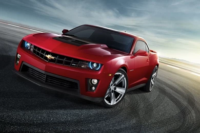 Download Wallpapers 3840x2160 Chevrolet, Camaro, Red, Front View ...