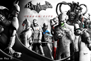 Batman Arkham City Wallpapers Invitation Templates