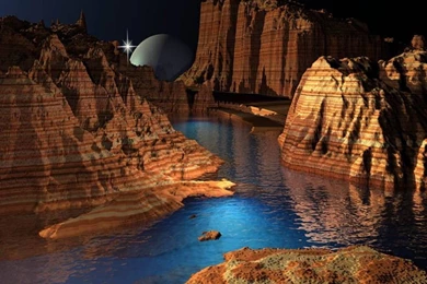 Desktop Wallpapers » 3D Backgrounds » Cool Night » Www ...