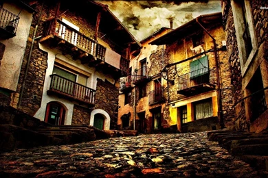 Dark City Street Wallpapers   World Wallpapers