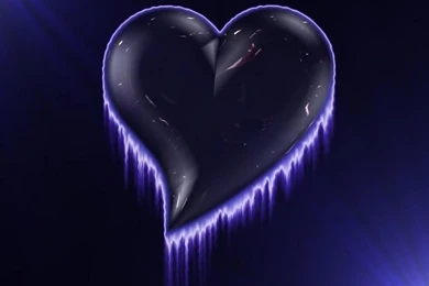 Dark Blue Heart Wallpapers   The Best HD Wallpapers Source