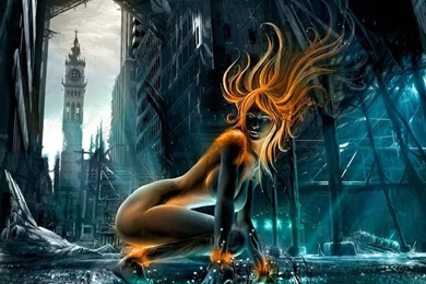 99walls Colorful Backgrounds Girl Wallpapers