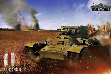 Download Wallpapers 1920x1200 World Of Tanks, Valentine Ii, Box ...