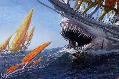 Download Wallpapers 1920x1080 Ship, Shark, Jaws, Boat, Sea Full HD ...