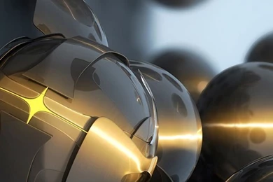 Chrome 3D iPhone 5s Wallpapers Download