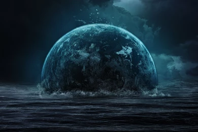 Space 3d Art Planet Earth Apocalyptic Wallpapers