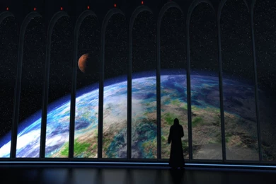 Ship Kind Earth Planet Silhouette Hd Wallpapers