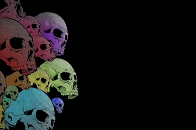 Colorful Skulls Desktop Wallpapers 29313