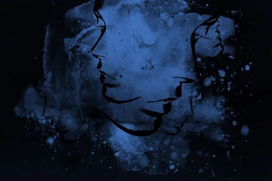 Download Wallpapers 2560x1600 Abstract, Blue, Black, Light ...