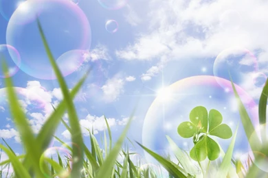 Bubbles And Sky Wallpapers
